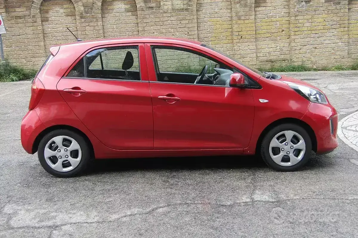 Usata Kia Picanto Active 66 CV (48 kW) 2016 Rosso Utilitaria
