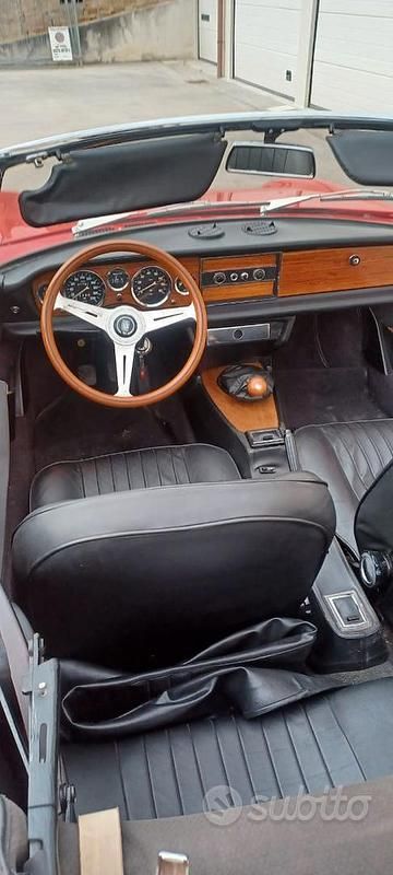 Usata Fiat 124 Spider 1960 Rosso Cabrio