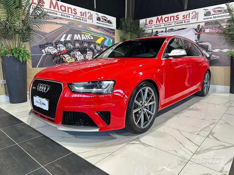 Laserrot red met. Usata 2013 Audi RS4 Ambiente Station wagon | 49.990 € - Immagine 1/4