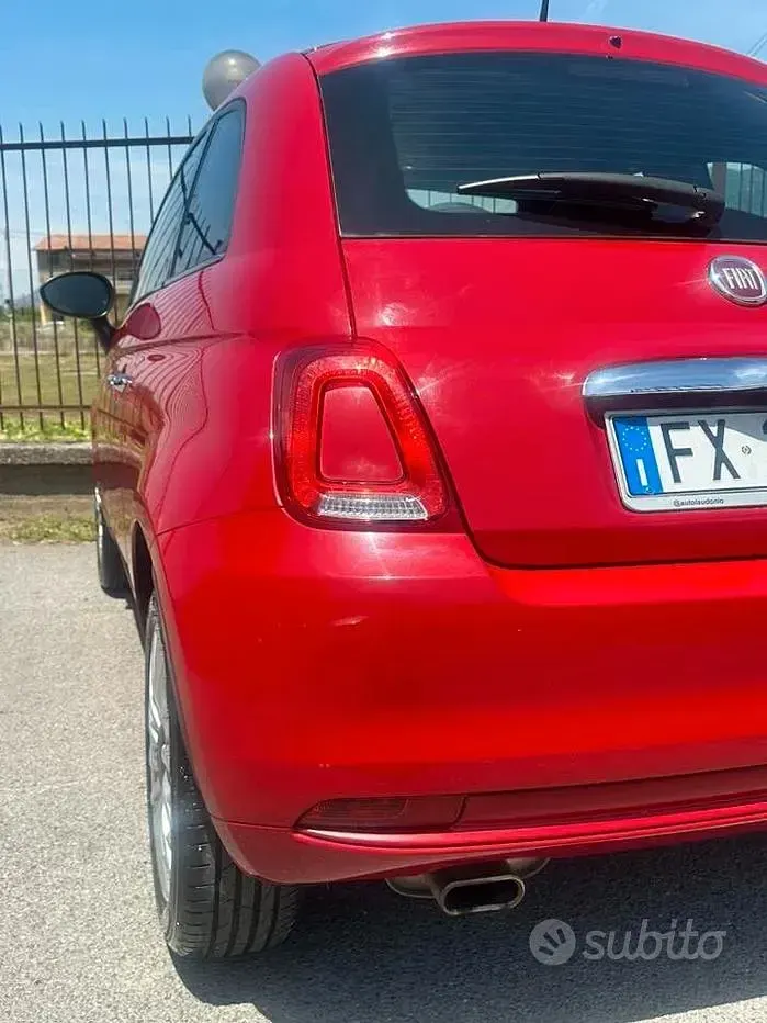 Usata Fiat 500 Star 69 CV (50 kW) 2019 Rosso Berlina