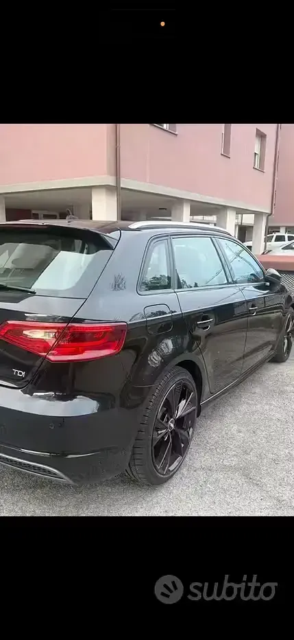 Usata Audi A3 S-Line 150 CV (110 kW) 2015 Nero Berlina