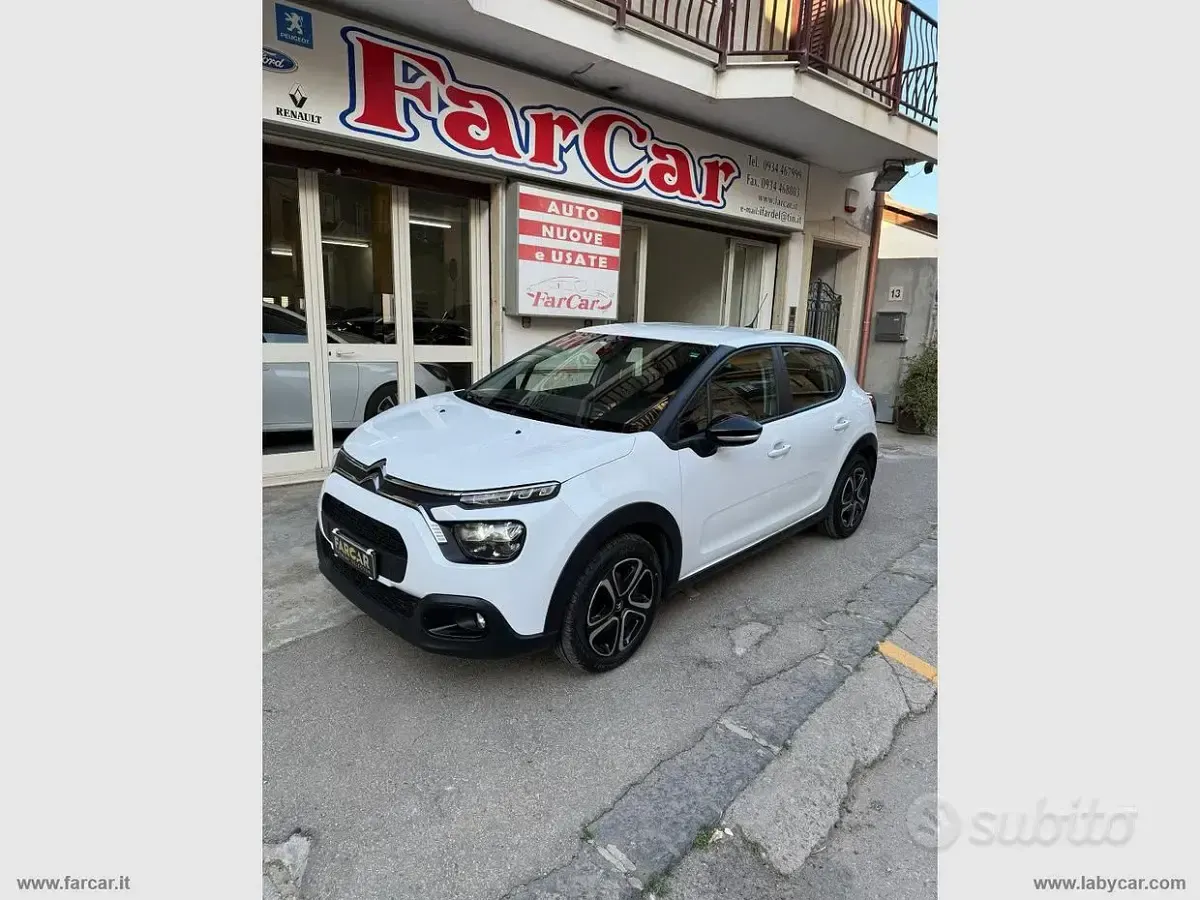 Usata Citroën C3 Feel 102 CV (75 kW) 2022 Bianco Utilitaria