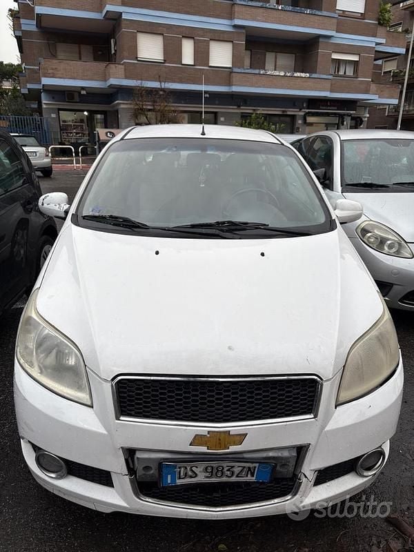 Usata Chevrolet Aveo 2009 Bianco Utilitaria