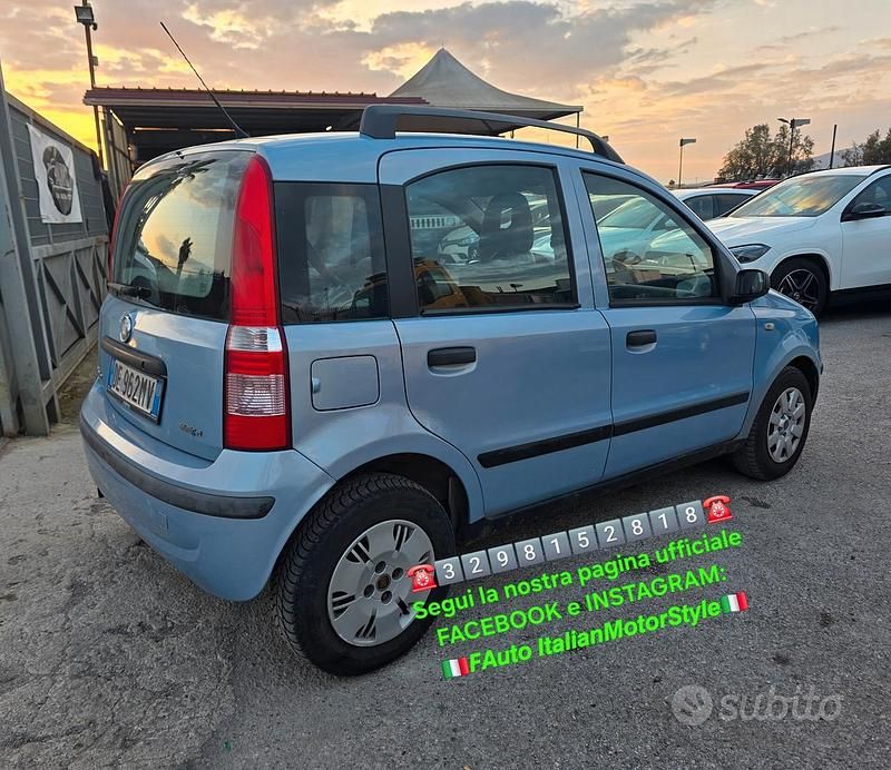 Usata Fiat Panda Dynamic 70 CV (51 kW) 2008 Blu Utilitaria