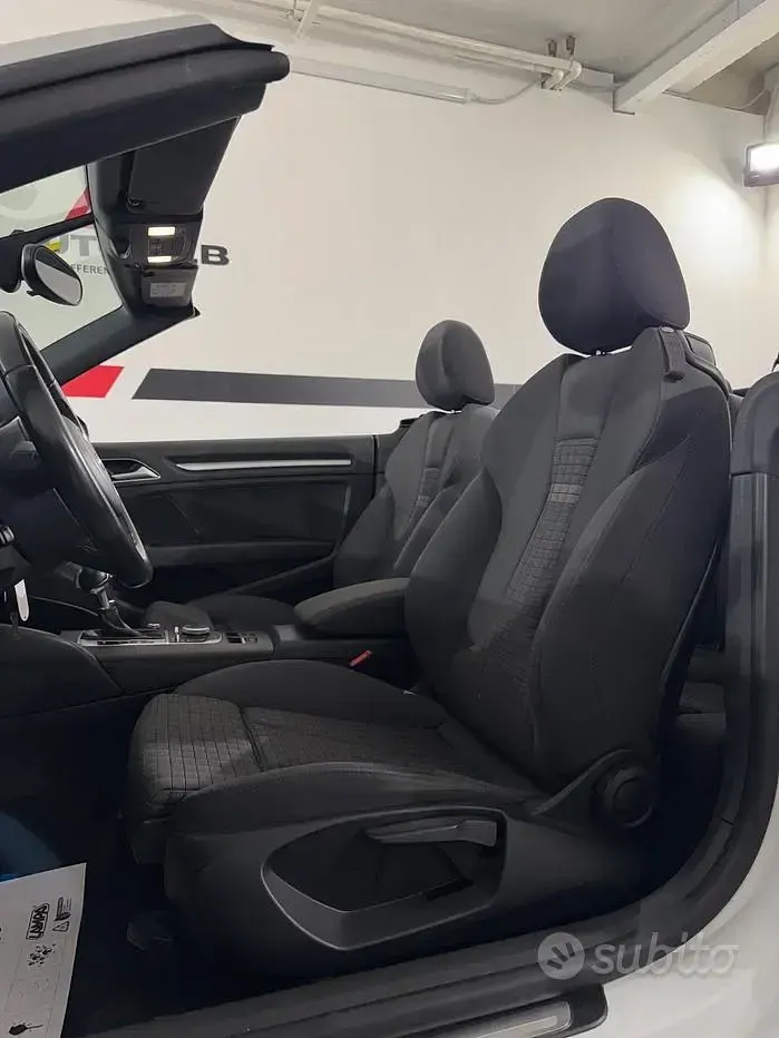 Usata Audi A3 Cabriolet 150 CV (110 kW) 2014 Bianco Cabrio