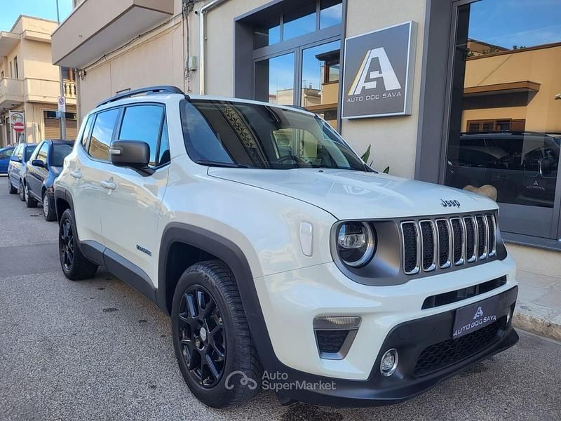 Bianco Usata 2021 Jeep Renegade Limited SUV | 17.990 € (Buon prezzo) - Immagine 1/4