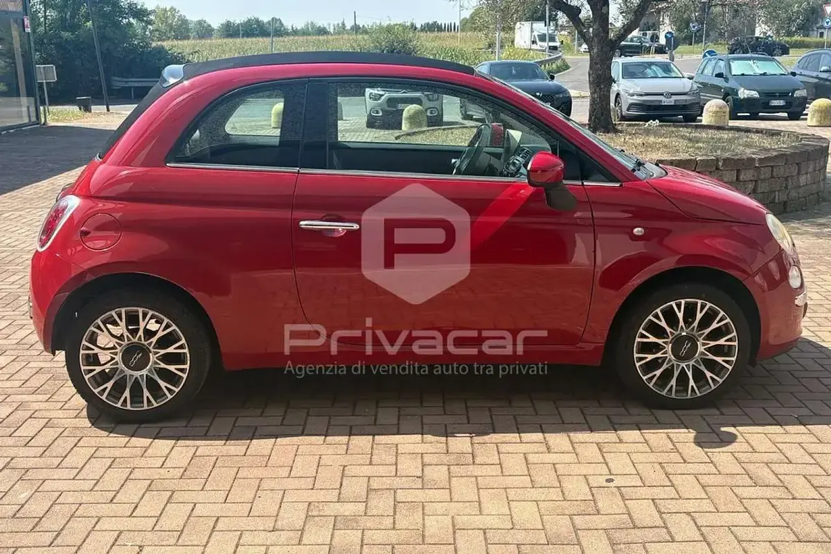 Usata Fiat 500C Lounge 69 CV (50 kW) 2009 Rosso Cabrio