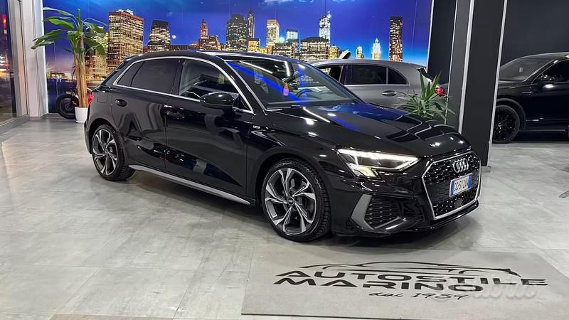 Usata Audi A3 S-Line 150 CV (110 kW) 2021 Nero Berlina