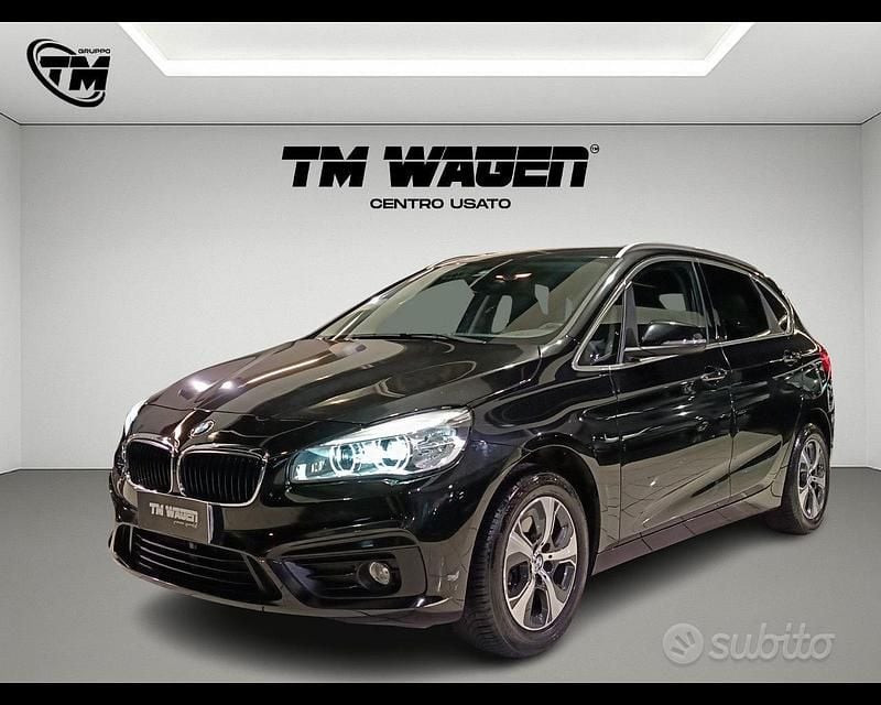 Usata BMW 218 Sport Line 136 CV (100 kW) 2018 Nero Station wagon