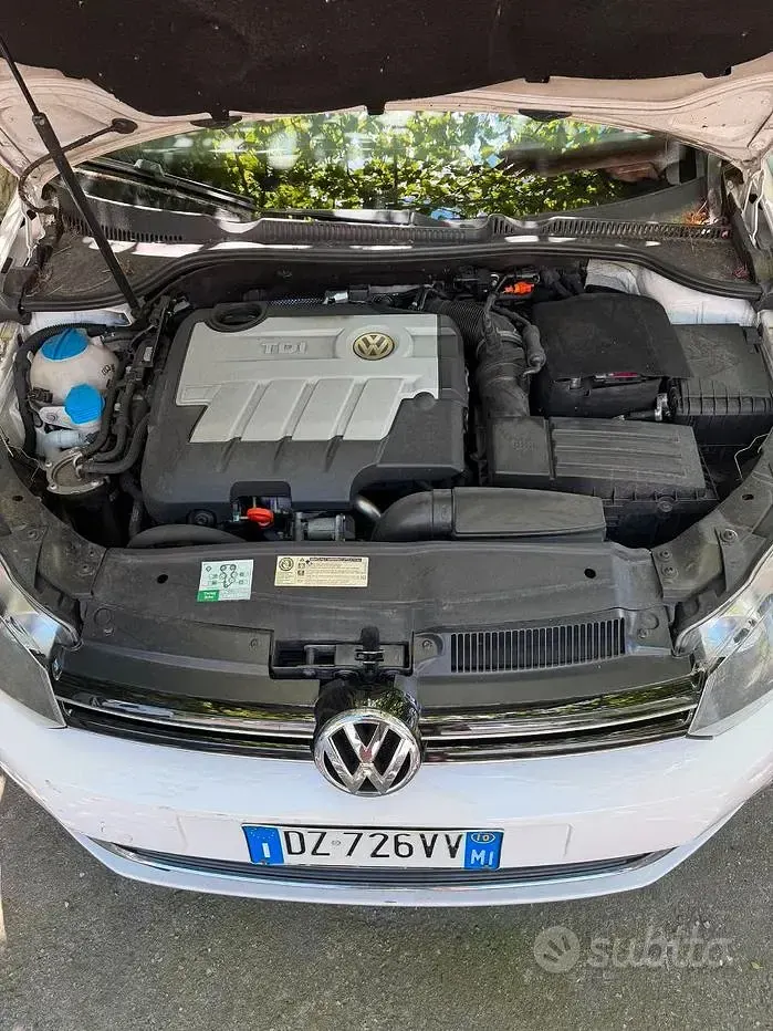 Usata VW Golf VI 140 CV (102 kW) 2010 Bianco Berlina