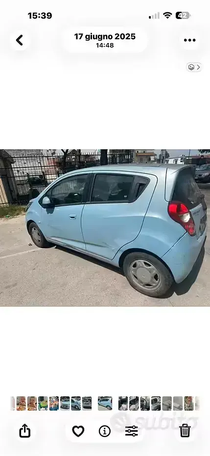 Usata Chevrolet Spark 68 CV (50 kW) 2014 Bluazzurro Utilitaria