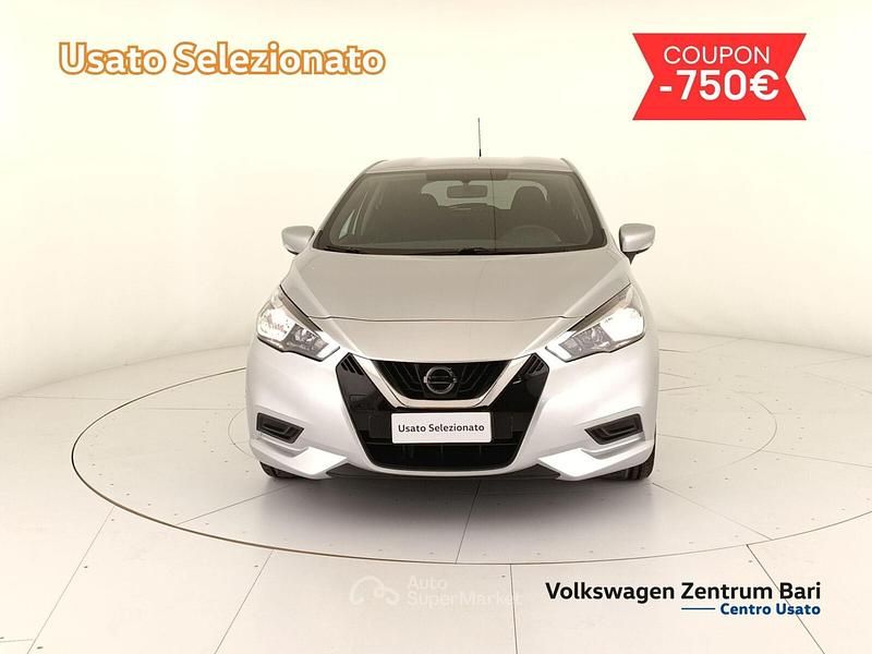 Usata Nissan Micra Acenta 101 CV (74 kW) 2020 Argento Berlina