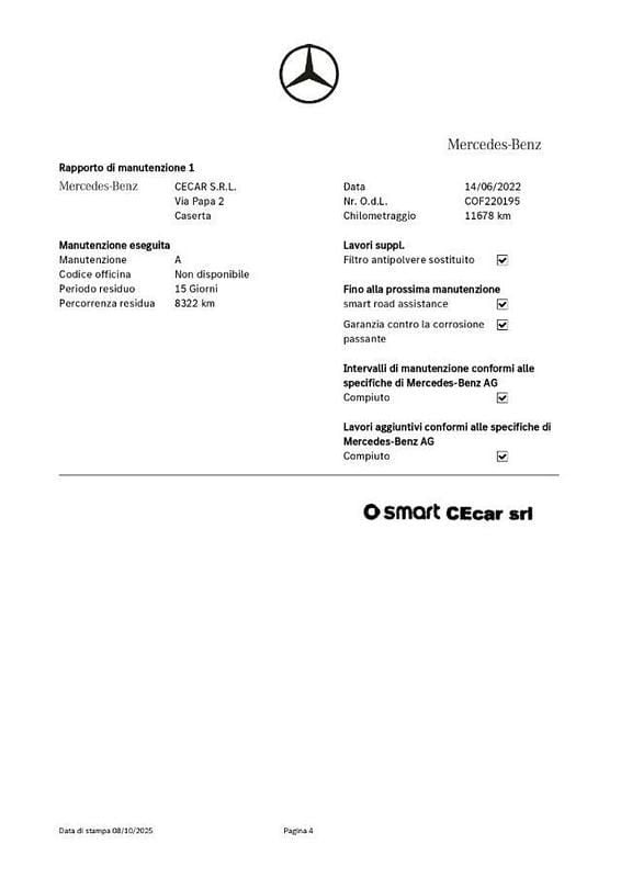 Usata Smart ForFour Electric Drive Prime 41 kW (56 CV) 2021 Antracite Berlina