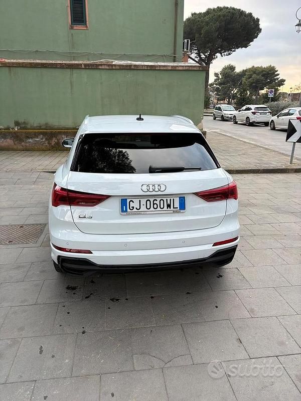 Usata Audi Q3 S-Line 150 CV (110 kW) 2022 Bianco SUV