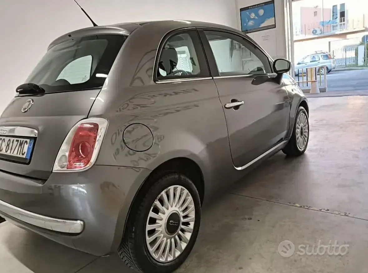 Usata Fiat 500 75 CV (55 kW) 2010 Grigio Berlina