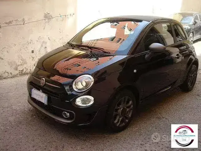 Usata Fiat 500C Sport 69 CV (50 kW) 2019 Nero Cabrio
