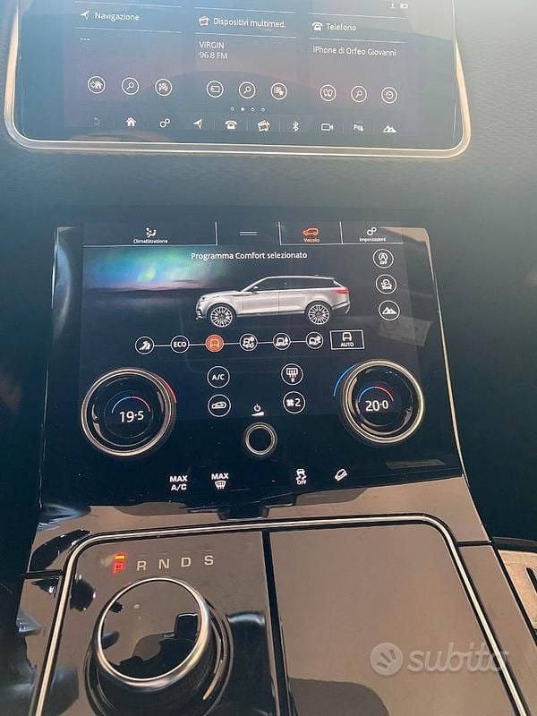 Usata Land Rover Range Rover Velar 241 CV (177 kW) 2019 Grigio SUV