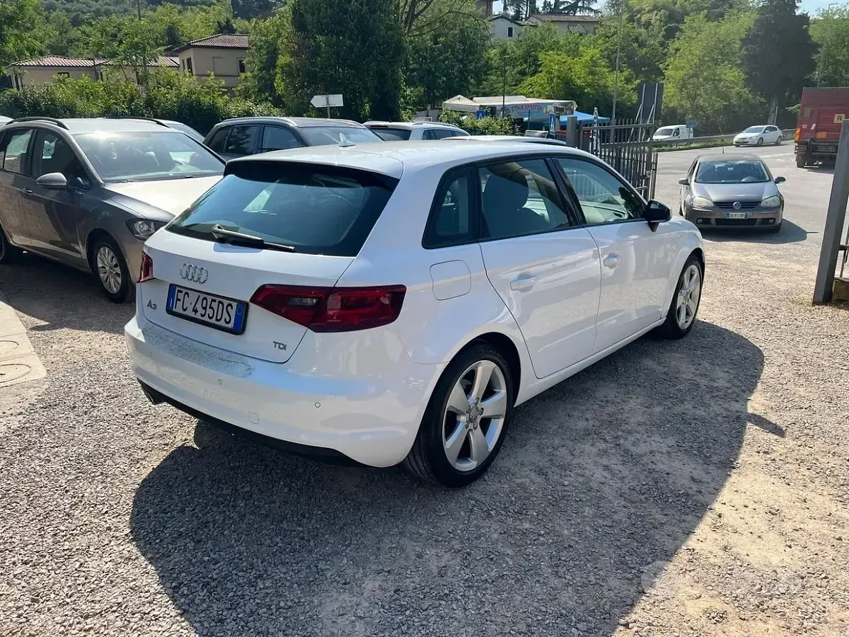 Usata Audi A3 Sport 150 CV (110 kW) 2017 Bianco Berlina