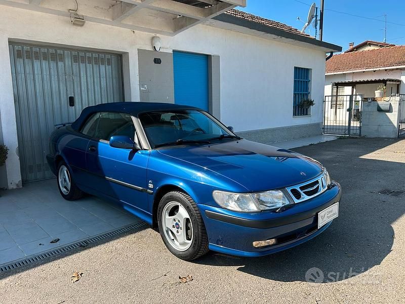Usata Saab 9-3 Cabriolet 1998 Blu Cabrio