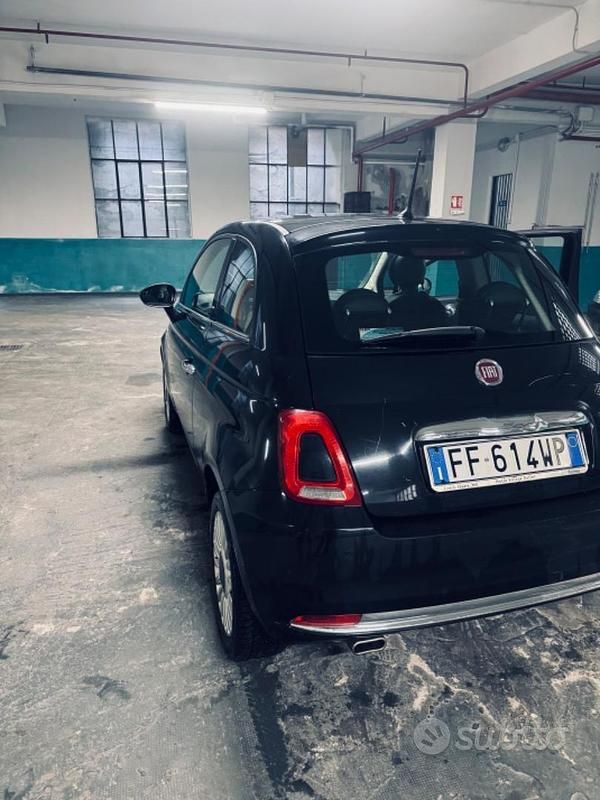 Usata Fiat 500 Lounge 95 CV (69 kW) 2016 Nero Berlina