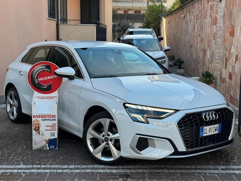 Usata Audi A3 Advanced 115 CV (84 kW) 2022 Bianco Berlina