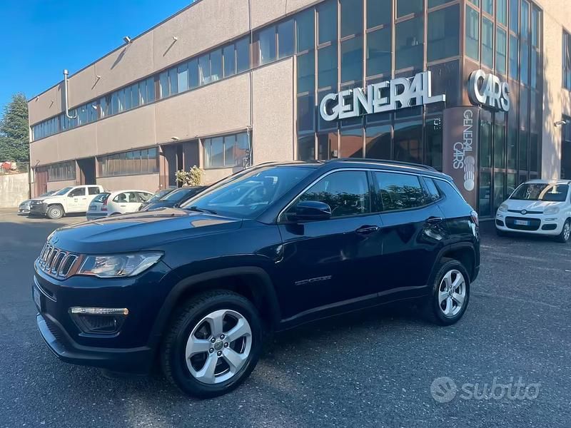 Usata Jeep Compass Longitude 140 CV (102 kW) 2019 Blu/azzurro SUV