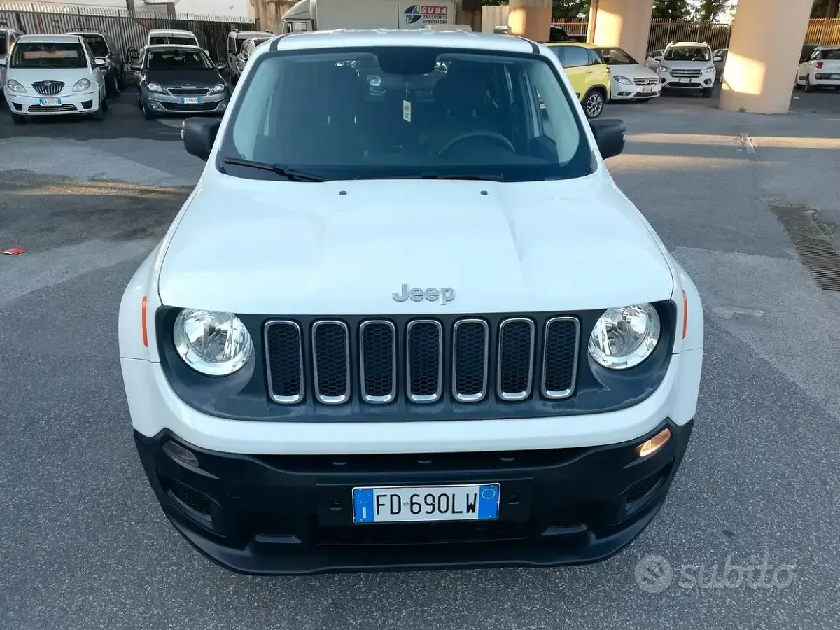 Usata Jeep Renegade Sport 110 CV (80 kW) 2016 Bianco SUV