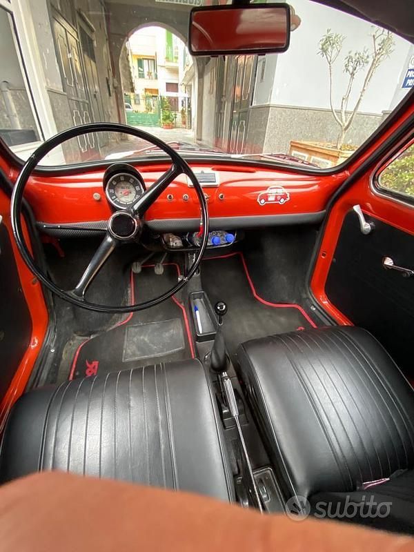 Usata Fiat 500 1970 Rosso Utilitaria