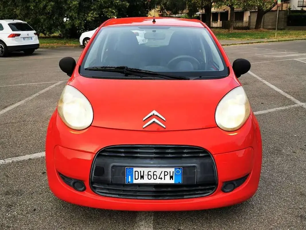 Usata Citroën C1 68 CV (50 kW) 2009 Rosso Utilitaria