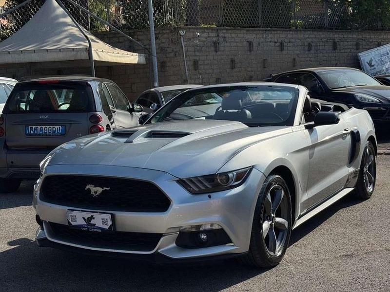 Argento Usata 2016 Ford Mustang Convertible Cabrio | 25.990 € (Buon prezzo) - Immagine 1/4