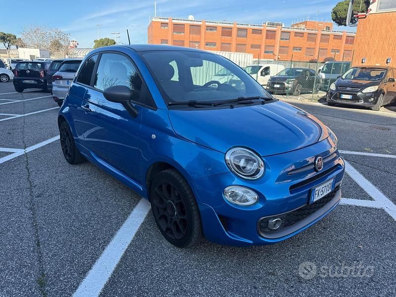 Usata Fiat 500 Sport 69 CV (50 kW) 2016 Blu Utilitaria