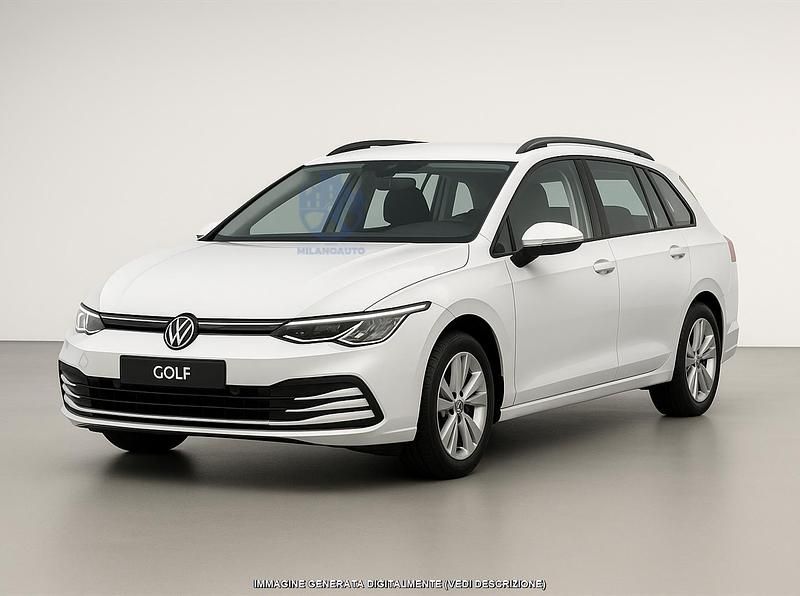 Usata VW Golf VIII Life 116 CV (85 kW) 2024 Bianco Station wagon