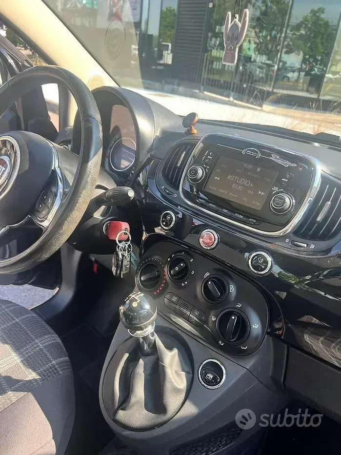 Usata Fiat 500 69 CV (50 kW) 2018 Nero Berlina