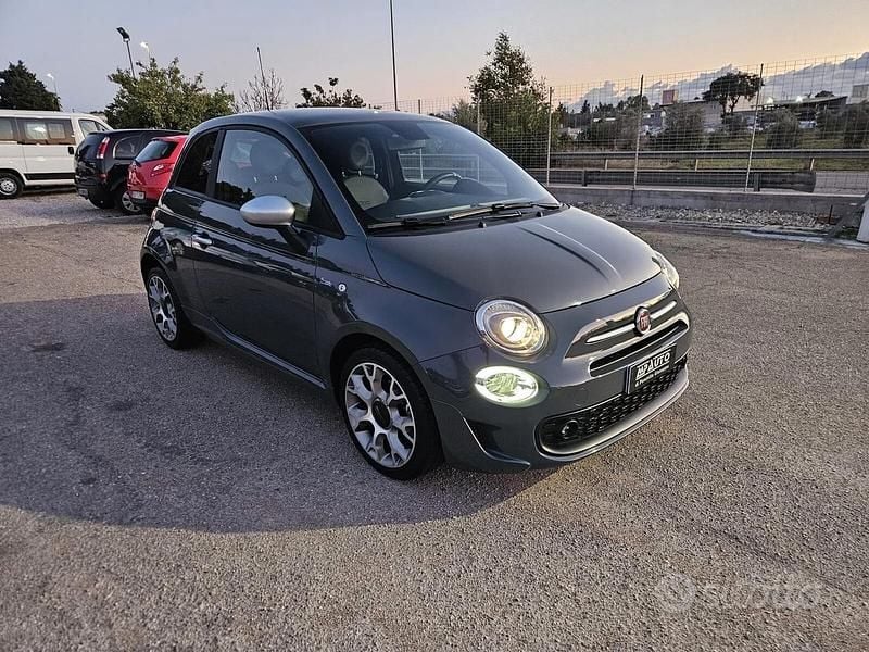 Usata Fiat 500C Sport 70 CV (51 kW) 2021 Grigio Cabrio