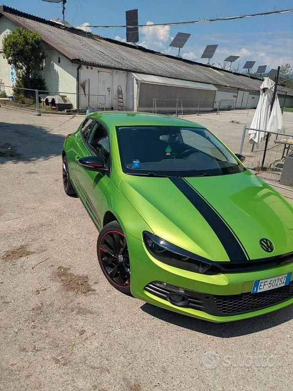 Usata VW Scirocco 160 CV (117 kW) 2011 Verde Coupé