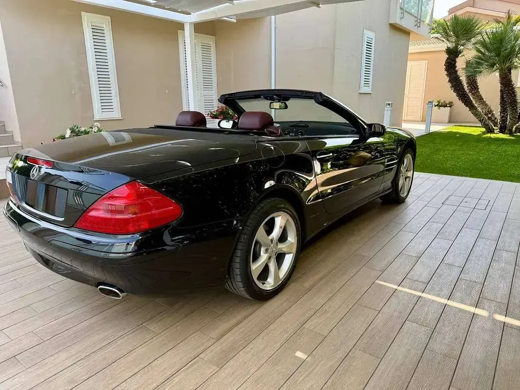Käytetty Mercedes SL500 306 HP (225 kW) 2004 Musta Avoauto