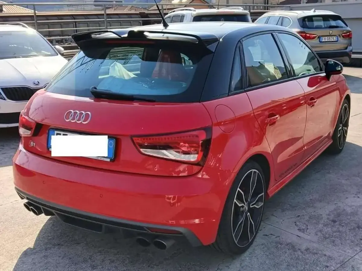 Usata Audi S1 Sportback Ambiente 231 CV (169 kW) 2016 Misano red Utilitaria