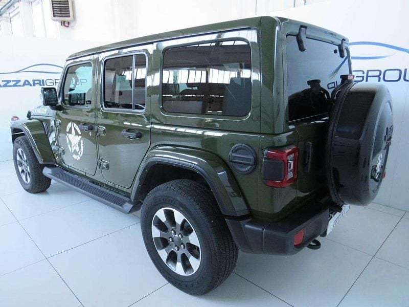 Usata Jeep Wrangler Unlimited Sahara 272 CV (200 kW) 2022 Verde SUV