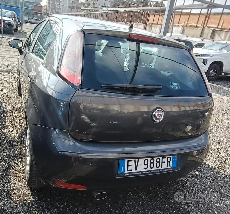 Usata Fiat Punto Lounge 77 CV (56 kW) 2014 Grigio Utilitaria