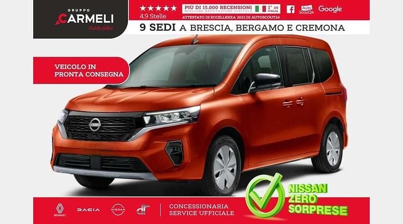 Nuova Nissan Townstar N-Connecta 131 CV (96 kW) 2026 Brun terracotta Furgone