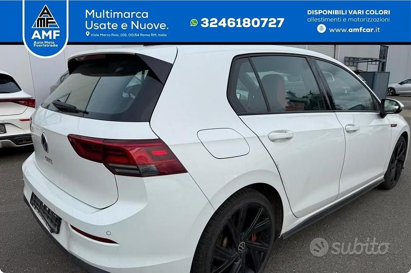 Usata VW Golf VIII GTI 244 CV (179 kW) 2022 Bianco Berlina