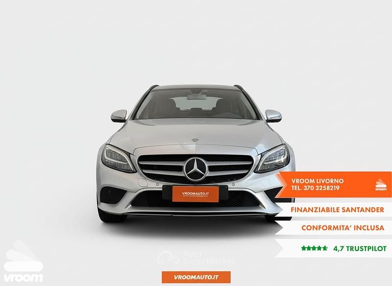 Usado Mercedes C220 Business 194 CV (142 kW) 2018 Gris Berlina