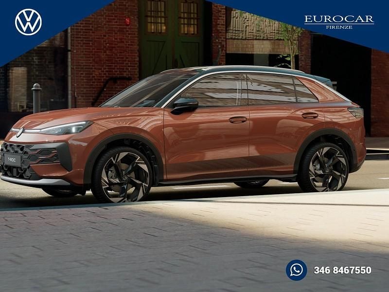 Nuova VW T-Roc Style 150 CV (110 kW) 2026 Flame red metallizzato nero SUV
