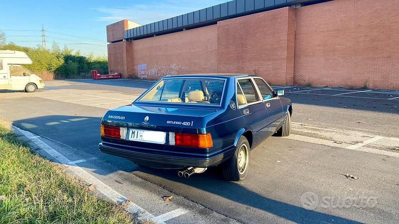 Usata Maserati Biturbo 203 CV (149 kW) 1987 Blu/azzurro Berlina