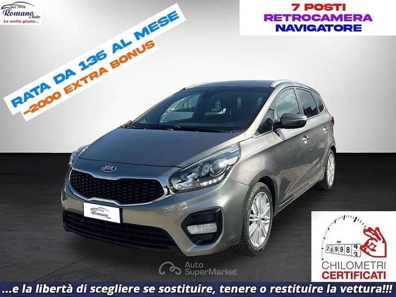 Usata Kia Carens Style 116 CV (85 kW) 2017 Grigio Monovolume