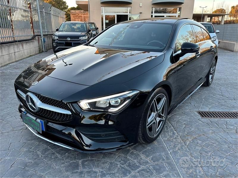 Usata Mercedes CLA200 AMG line 150 CV (110 kW) 2020 Nero Berlina