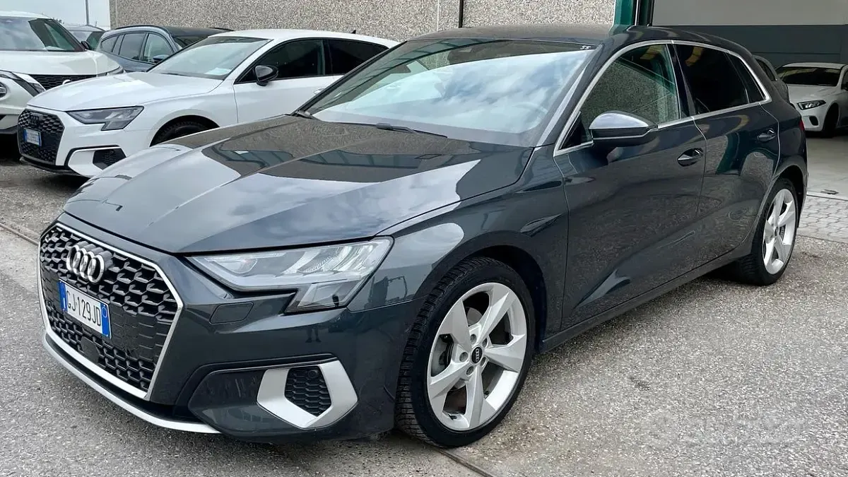 Usata Audi A3 Advanced 150 CV (110 kW) 2022 Nero Berlina