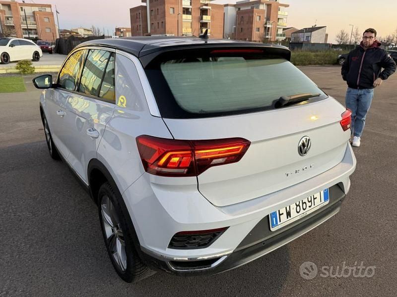 Usata VW T-Roc Advance 116 CV (85 kW) 2019 Bianco SUV