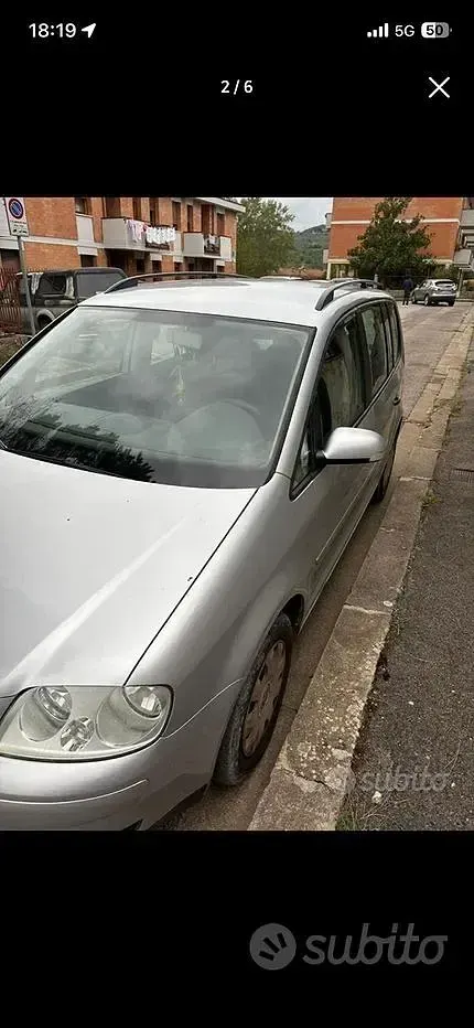 Usata VW Touran 90 CV (66 kW) 2006 Grigio Monovolume