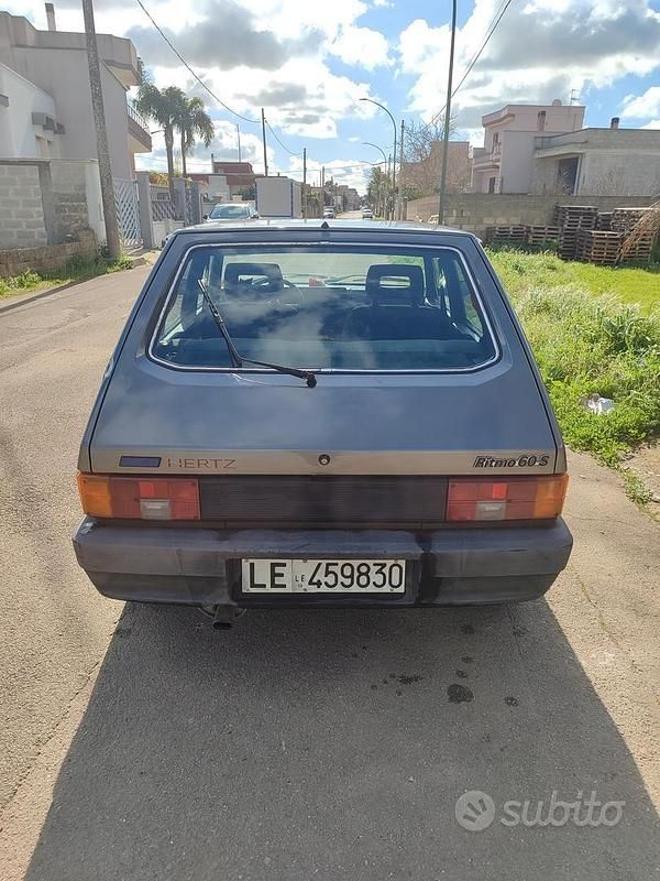 Usata Fiat Ritmo S 58 CV (42 kW) 1986 Grigio Utilitaria
